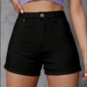 NWOT Shein shorts jeans high waist